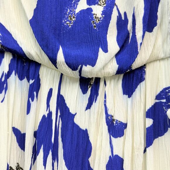 Jason Wu Collective Blue Floral Tie Strap Dress size 6 - Picture 7 of 11